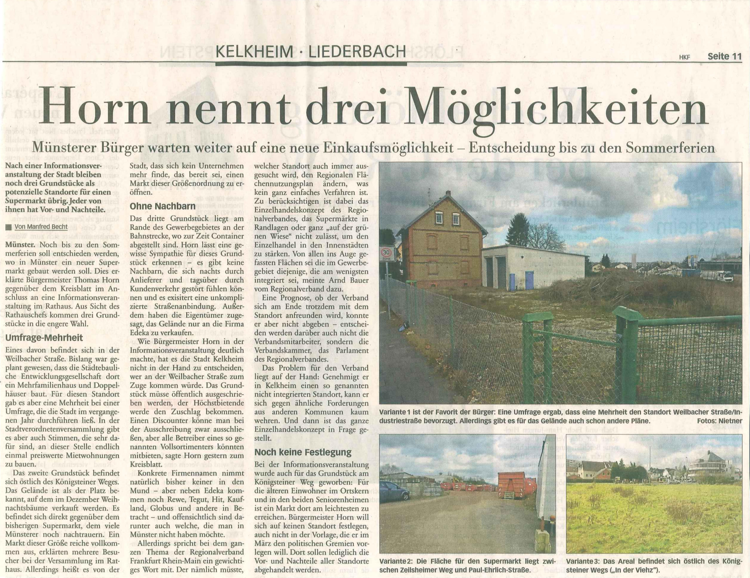 Presse: 21.01.2014 · Bürgervereinigung Alt-Münster e.V.
