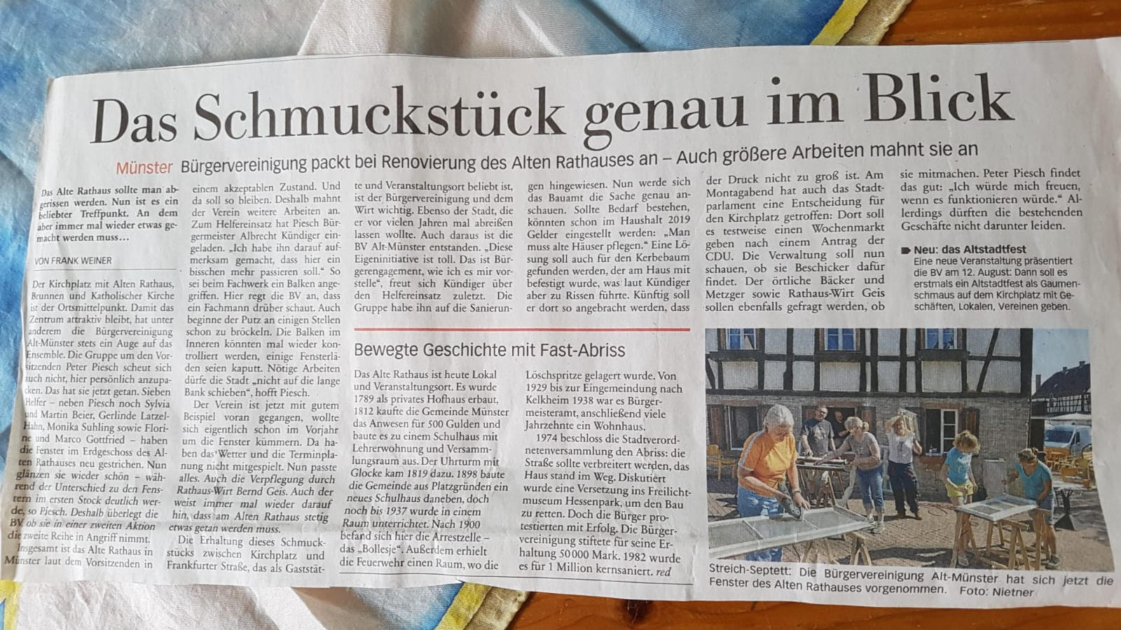 Presse: 27.06.2018 · Bürgervereinigung Alt-Münster e.V.